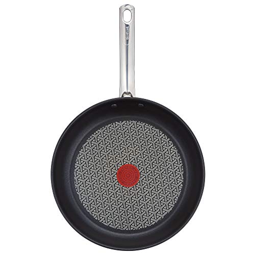 Tefal a704s3 Duetto antiha ftbesch ichtetes – Juego de sartenes, Acero Inoxidable, Acero Inoxidable/Negro, 29,5 x 10 x 47 cm, 3 Unidades