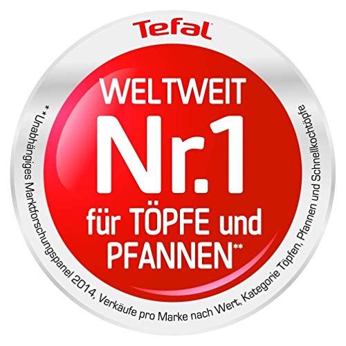 Tefal a704s3 Duetto antiha ftbesch ichtetes – Juego de sartenes, Acero Inoxidable, Acero Inoxidable/Negro, 29,5 x 10 x 47 cm, 3 Unidades