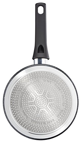 Tefal c6343002 Authentique cazo de Lunares inducción, Aluminio, Negro de Lunares, 20 cm