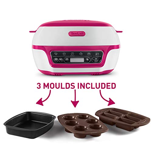 Tefal Cake Factory Proflex - Molde de silicona Fábrica de Pasteles talla única blanco/rosa