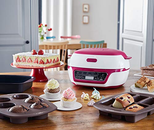 Tefal Cake Factory Proflex - Molde de silicona Fábrica de Pasteles talla única blanco/rosa