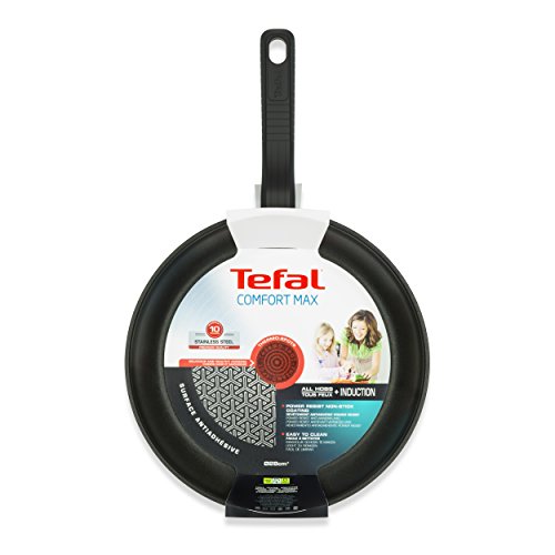 Tefal Comfort MAX, Acero Inoxidable, Plata, 26.0 cm