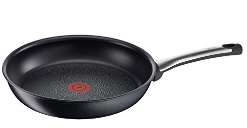 Tefal D2820592 Talent Sartén sin tapa, acero inoxidable y titanio, 32 cm, color negro