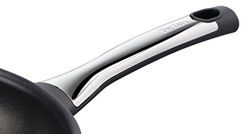 Tefal D2820592 Talent Sartén sin tapa, acero inoxidable y titanio, 32 cm, color negro