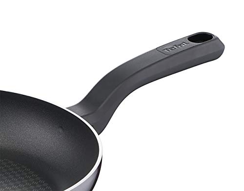 Tefal D51608 Resist - Sartén (32 cm, revestimiento antiadherente, Thermo-Spot, aluminio), color negro