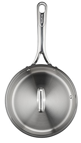 Tefal e4762444 Reserve Collection Triply 20 cm 3l, inducción + tapa cazo (acero inoxidable, Gris