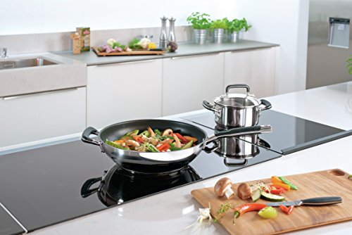 Tefal Gourmet Series – Sartén de Wok, Acero Inoxidable, 30 cm