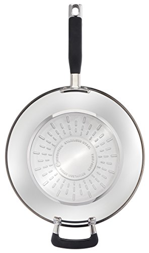 Tefal Gourmet Series – Sartén de Wok, Acero Inoxidable, 30 cm