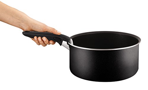 Tefal Ingenio Essential - Cazo, Color Negro, Negro, 18 cm