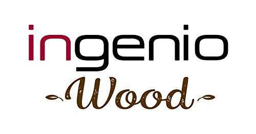 Tefal Ingenio Wood Espátula de madera con lengua de silicona, materiales naturales, sin conductividad térmica, no daña sartenes ni ollas, anillo de silicona para apoyar, madera FSC