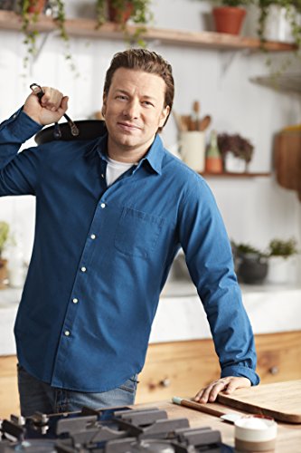 Tefal Jamie Oliver - Juego de batería de Cocina, anodizado Duro, Aluminio, Negro, 28 cm
