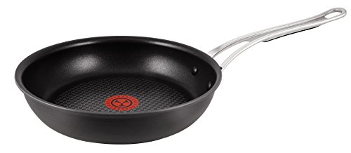 Tefal Jamie Oliver - Juego de batería de Cocina, anodizado Duro, Aluminio, Negro, 28 cm