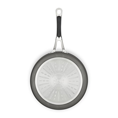 Tefal Jamie Oliver - Juego de batería de Cocina, anodizado Duro, Aluminio, Negro, 28 cm