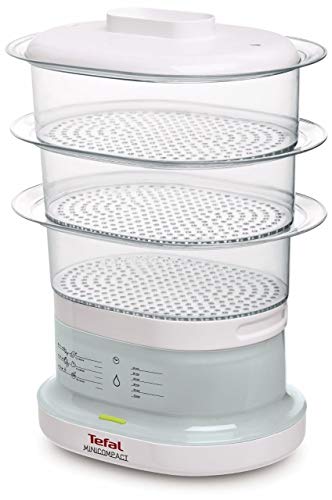 Tefal Minicompact VC1301 Vaporera, 4.3/6.5 L, Blanco