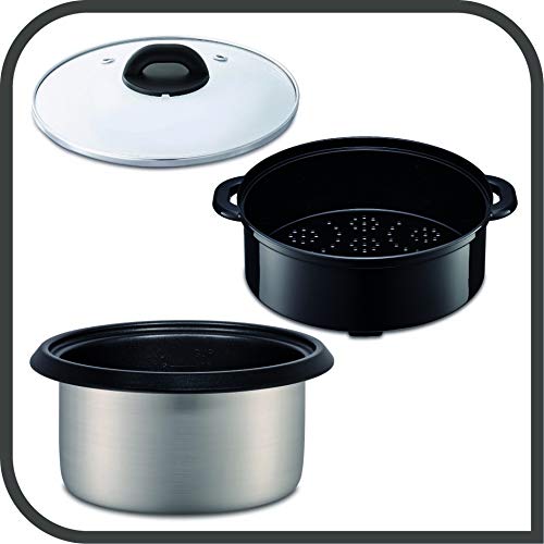 Tefal RK102811 Classic - Arrocera, color negro metalizado