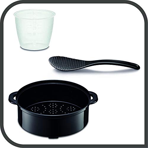 Tefal RK102811 Classic - Arrocera, color negro metalizado