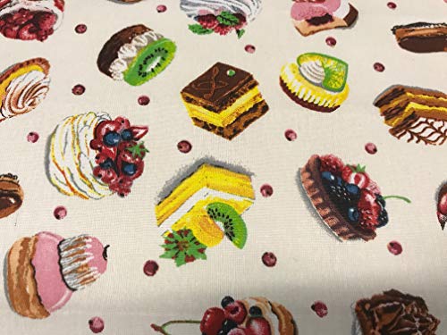 telas de cupcakes 100% popelina algodón