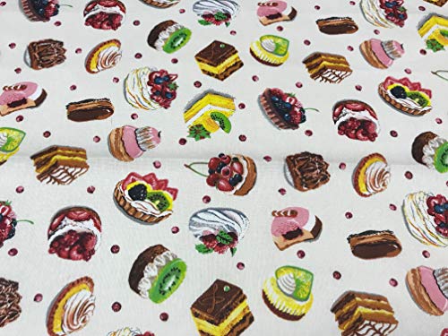telas de cupcakes 100% popelina algodón