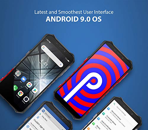 Teléfono Moviles Resistentes(2019), Ulefone Armor X3 con Modo Submarino, Android 9.0 5.5 ”IP68 Impermeable Móvil Trabajo, Dual SIM, 2GB + 32GB, 5000mAh Batería, Desbloqueo Facial GPS Naranja