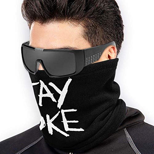 Tengyuntong XXWKer Calentador de Cuello Deporte Calentador Pasamontañas Polar Máscara Stay Woke Unisex Fleece Neck Warmer Ear Warmer Headband & Face Cold Weather Gear One Size