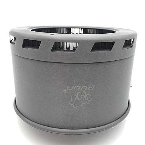 tentock 2 – 3 persona intercambiador de recogida de calor Pot 1.5L Camping Stove duro olla de aluminio con mango plegable rápida hervir Billy puede con bolsa de malla de almacenamiento compacto, S2500