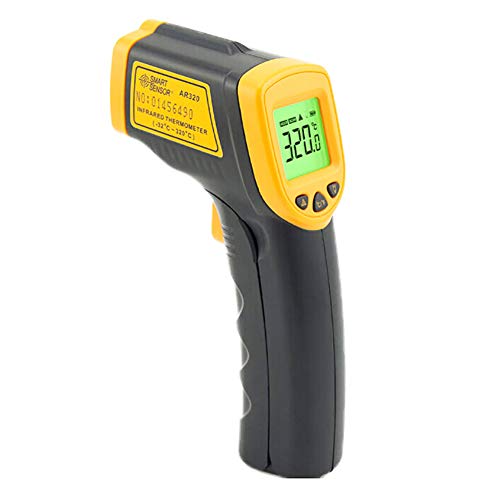 Termómetro Infrarrojo, Termómetro Digital Láser Sin Contacto, Pantalla LCD A Color-30 ? 380 716 ?(-86 86 ?) Alarma De Humedad Con Emisividad Ajustable Para Cocinar Alimentos Al Aire Libre