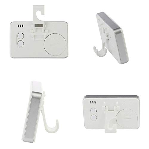 Termómetros para Frigoríficos Termómetro Digital para Frigoríficos Mini Termómetro Para Congelador a Prueba de Agua con Gancho LCD Rango de Visualización -20℃ a 60℃ Con Pantalla LCD de Fácil Lectura