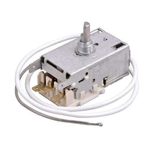 Termostato de repuesto para Liebherr 6151097 Ranco K59-L2622 Miele 1677710 3 x 4,8 mm AMP para frigorífico/congelador, regulador de temperatura de repuesto