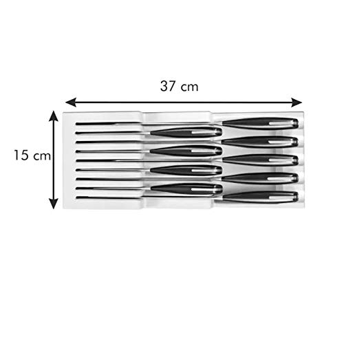 Tescoma FlexiSpace - Portacuchillos, 370 x 148 mm, para 9 cuchillos, plástico
