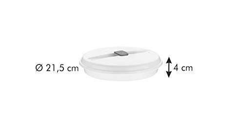 Tescoma Purity Microwave Recipiente para Tortillas, Blanco, 25.7x21.3x5.2 cm