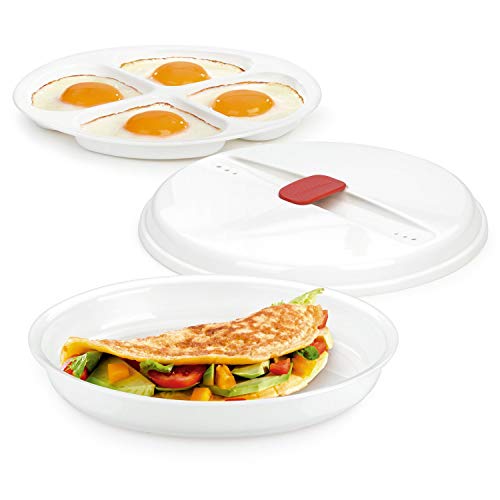 Tescoma Purity Microwave Recipiente para Tortillas, Blanco, 25.7x21.3x5.2 cm