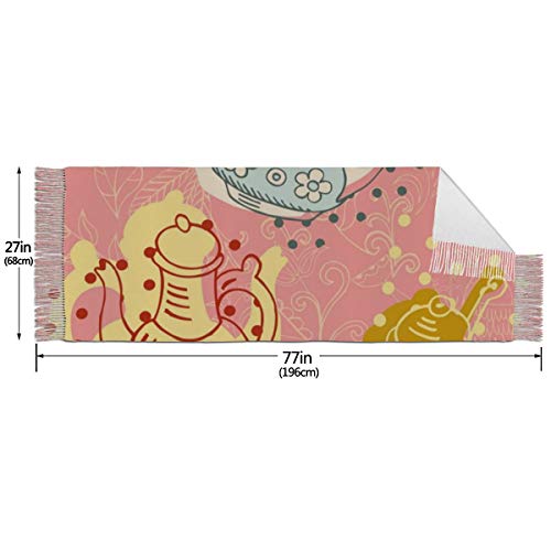 Tetera floral 1826 Bufanda de mujer Bufandas de moda Chal de abrigo cálido Regalo de Navidad para madre Novia Hermana