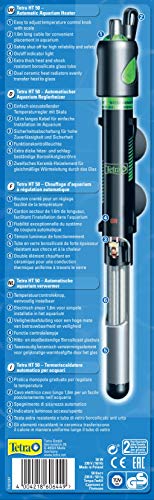 Tetra HT 50 - Potente calentador de acuario para cubrir diferentes niveles de potencia con el mando de ajuste de temperatura