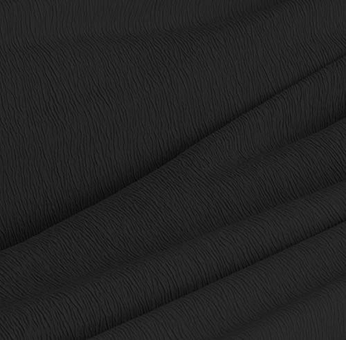 textil-home Funda de Sillón Elástica Relax Completo TEIDE, Tamaño 1 Plaza - Desde 70 a 100 cm. Color Negro