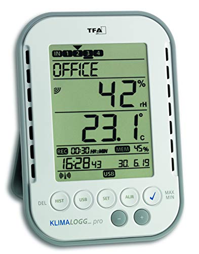 TFA 303039 HygroLoggPro - Termómetro / hidrógrafo profesional con sistema de registro de datos
