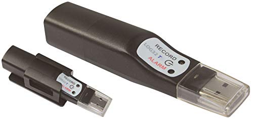 TFA Dostmann 31.1055 - Registro de Data Logger 32 t para la Temperatura, Negro