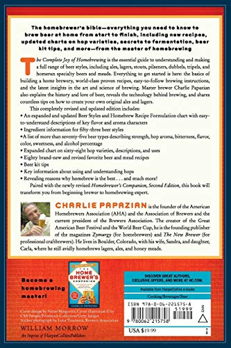 The Complete Joy of Homebrewing: Fully Revised and Updated