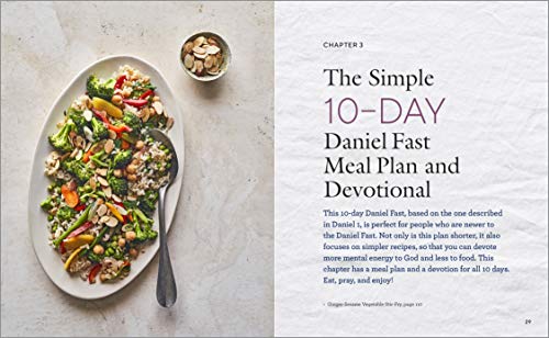 The Daniel Fast Cookbook: Meal Plans + Recipes to Bring You Closer to God: Meal Plans and Recipes to Bring You Closer to God
