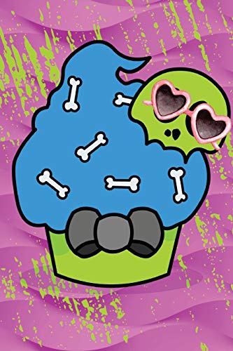 The Green Cupcake: The Day of the Dead Mexican Sugar Skull Primary Journal Notebook: A Dia De Los Muetos Diary Book