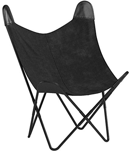 The Home Deco Factory Butterfly - Sillón de Mariposa, algodón, Multicolor, 70 x 77 x 101 cm