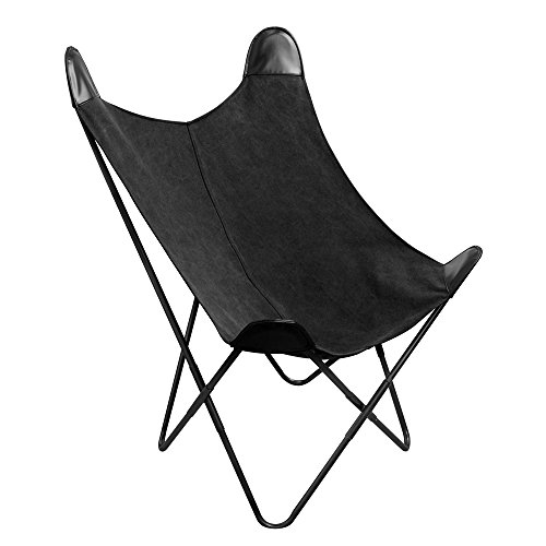 The Home Deco Factory Butterfly - Sillón de Mariposa, algodón, Multicolor, 70 x 77 x 101 cm