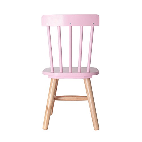 THE HOME DECO FACTORY hd3004 Silla para niños Madera/MDF Rosa 29 x 33 x 58 cm