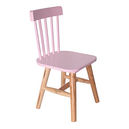 THE HOME DECO FACTORY hd3004 Silla para niños Madera/MDF Rosa 29 x 33 x 58 cm