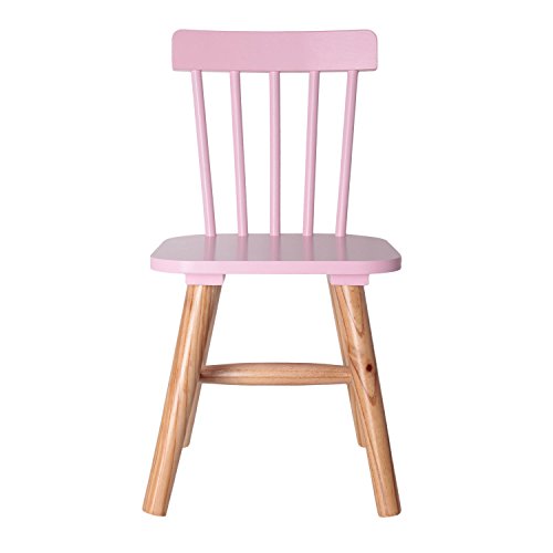 THE HOME DECO FACTORY hd3004 Silla para niños Madera/MDF Rosa 29 x 33 x 58 cm