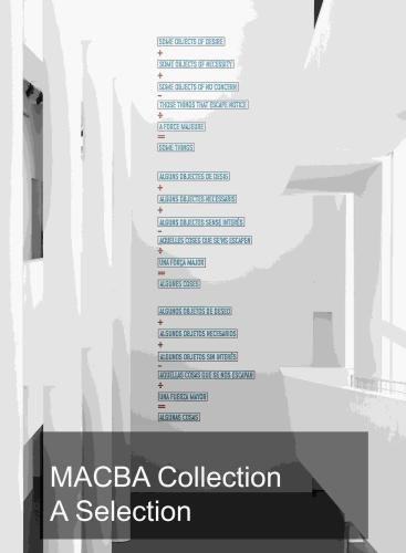 The MACBA Collection. Selected works
