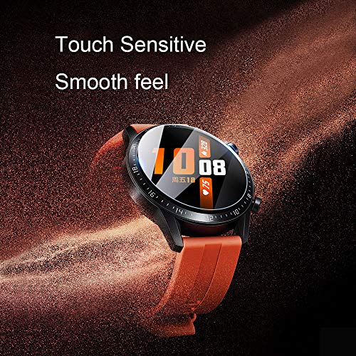 THILIVE [3 Unidades] Protector de Pantalla para Huawei Watch GT2/Honor MagicWatch 2, Vidrio Cristal Templado 9H Dureza,2.5D Touch,HD-Display,Anti-Huellas,Anti-Burbujas