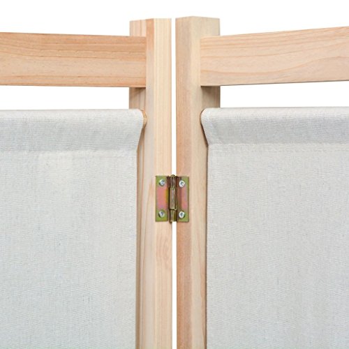 Tidyard Plegable Biombos Diseño 3-Panel Biombo Divisor Separador de Habitaciones Espacios Divisoria Madera de Pino 120x4x170cm