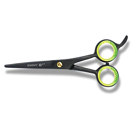 Tijeras de peluquería afiladas para peluquería, tijeras de peluquería de acero inoxidable alemán, borde convexo profesional de 6 pulgadas, apto para uso personal y profesional