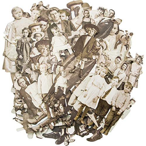 Tim Holtz Idea-Ology Paper Dolls Muñecas de Papel, Multicolor, 17.8 x 13 x 3 cm