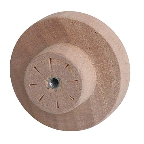 Tiradores redondos de madera, sin terminar, ideal para cajones, muebles, 10 unidades, 50 mm x 25 mm